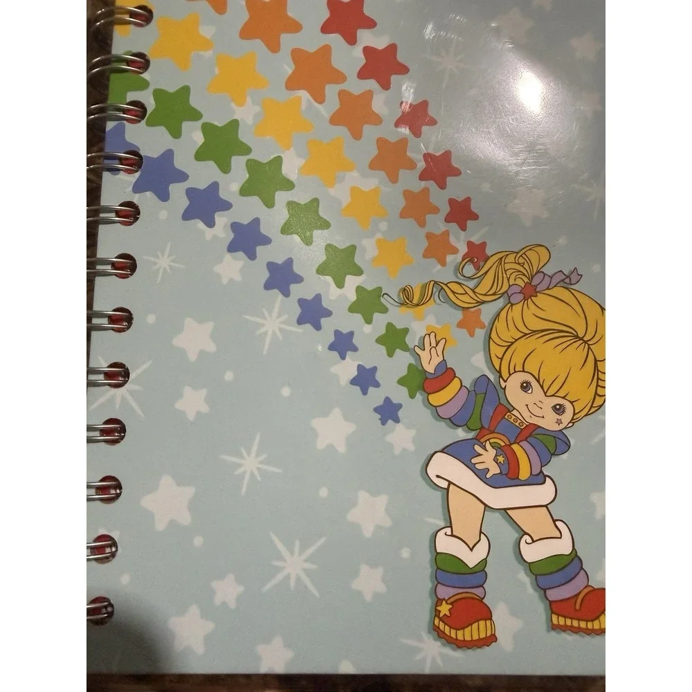 NEW Rainbow Brite 5 Tab Spiral Journal Notebook Silver Buffalo 8